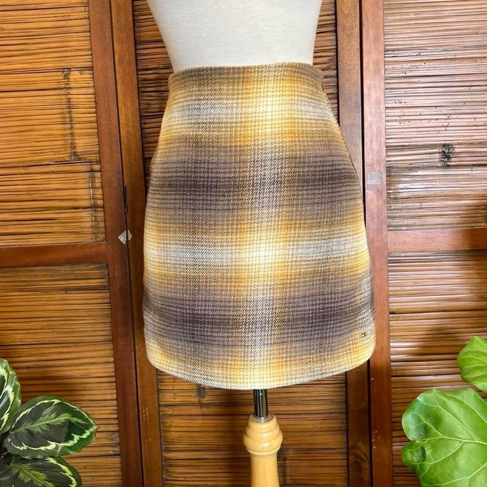Vintage Plaid Mini Skirt